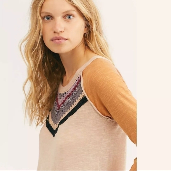 FREE People Spring Bound Long Sleeve Shirt sz. XS - Picture 3 of 11